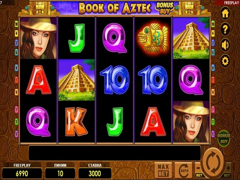 Как устроены выигрыши в Book of Aztec Bonus Buy