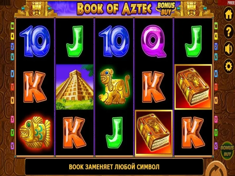 Играть бесплатно в Book of Aztec Bonus Buy