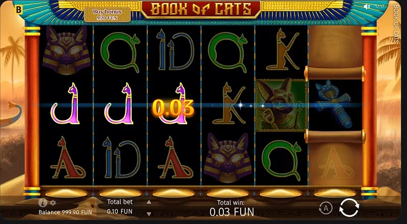 Giri gratuiti in Book of Cats