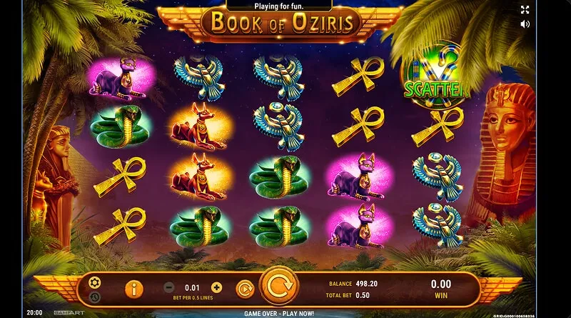 Die Handlung des Spiels „Book of Oziris“