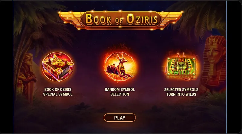 Steuerelemente und Grundregeln im Spielautomaten „Book of Oziris“