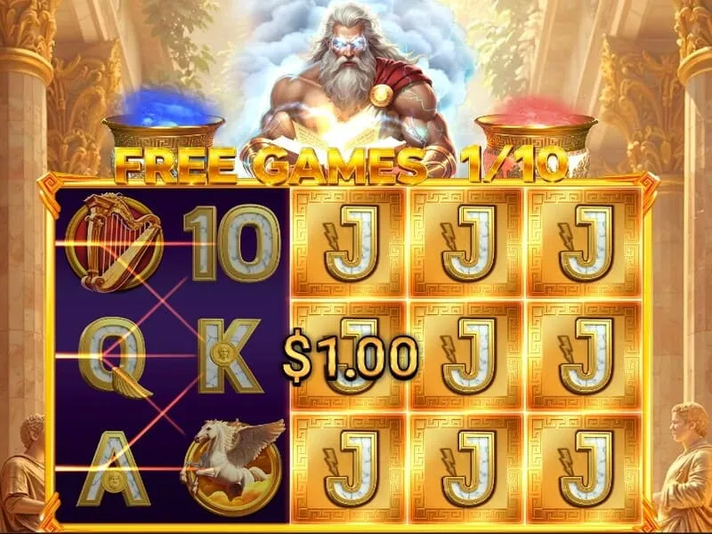 Как запускаются бонусы в Book of Zeus 2