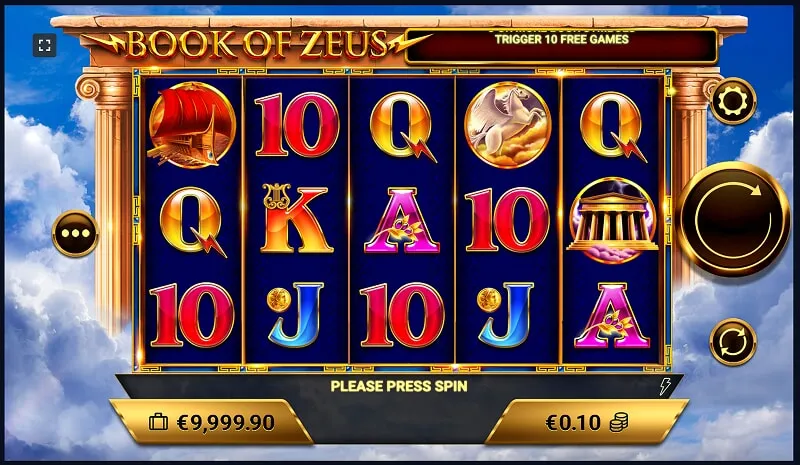 Advantages and disadvantages of the Book of Zeus game