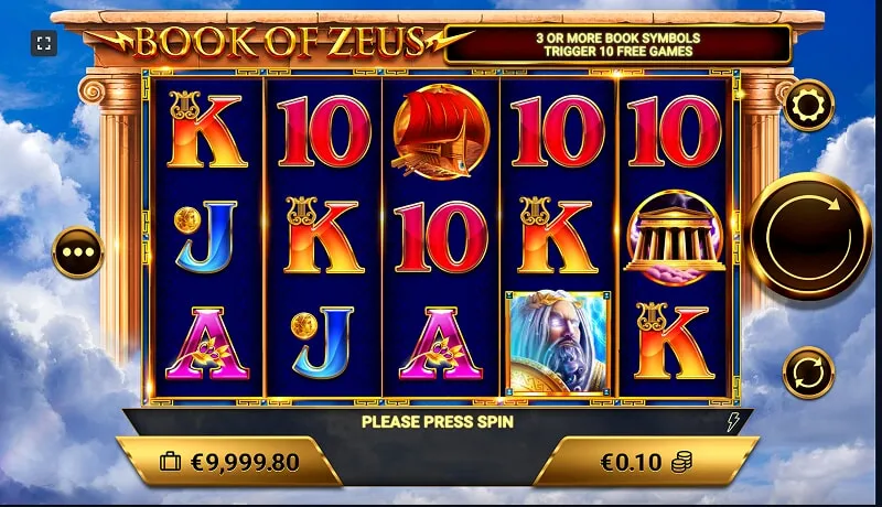 Play Book of Zeus for free