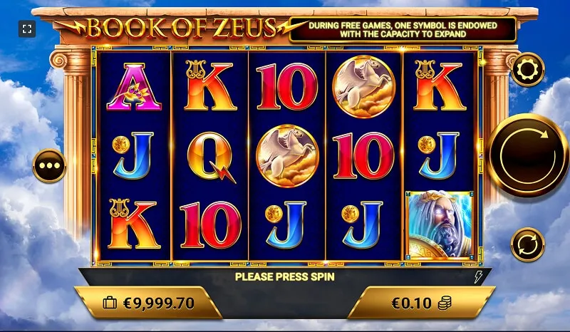 Strategies and tactics in the Book of Zeus slot