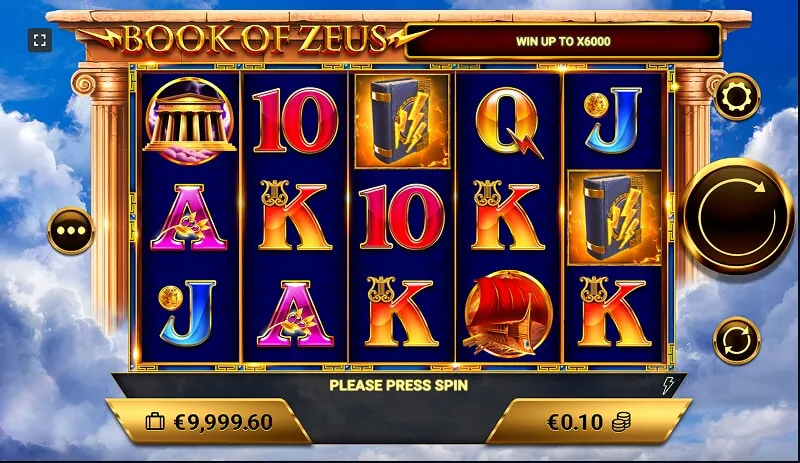 Download the game Book of Zeus