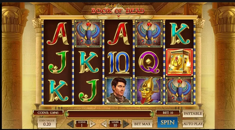 Comment commencer à jouer à Book of Dead sur Dale Casino