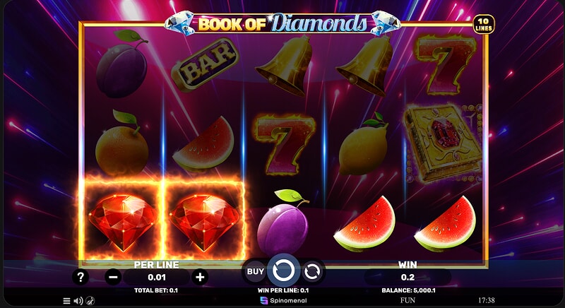 Преимущества и недостатки Book of Diamonds