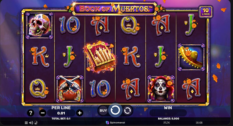 Как играть в Book of Muertos