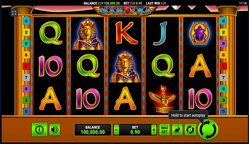 Как устроены выигрыши в Book of Ra